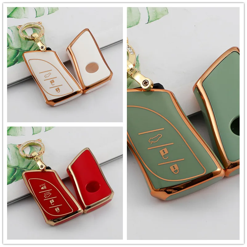 

Чехол из ТПУ для автомобильного дистанционного ключа, чехол-брелок для Lexus NX ES UX US RC LX GX IS GS RX 200 250h 350h LS 450h 260h 300h Автоаксессуары