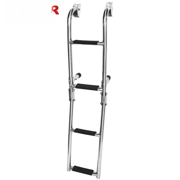 سلم من الفولاذ المقاوم للصدأ لقوارب اليخوت متعددة الأغراض في المناطق الساحلية #3