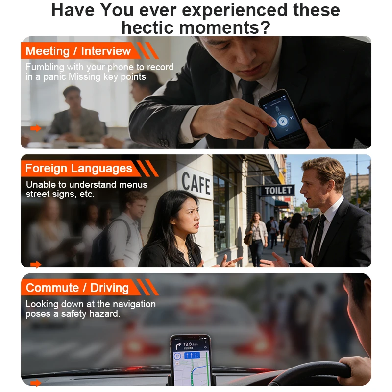 AI Recording Translation Audio Smart Glasses Headphones Ows Bone Conduction Listening Music Voice Call Multifunctional Glasses