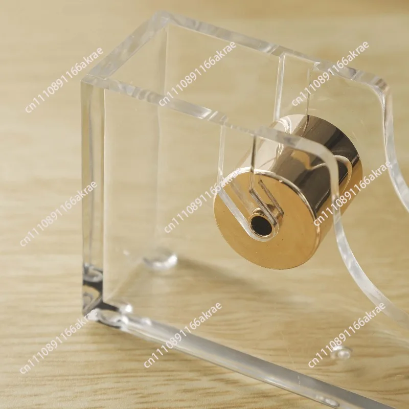 for Acrylic scotch tape seat desktop office storage stationery creative desktop office tape machine cutter