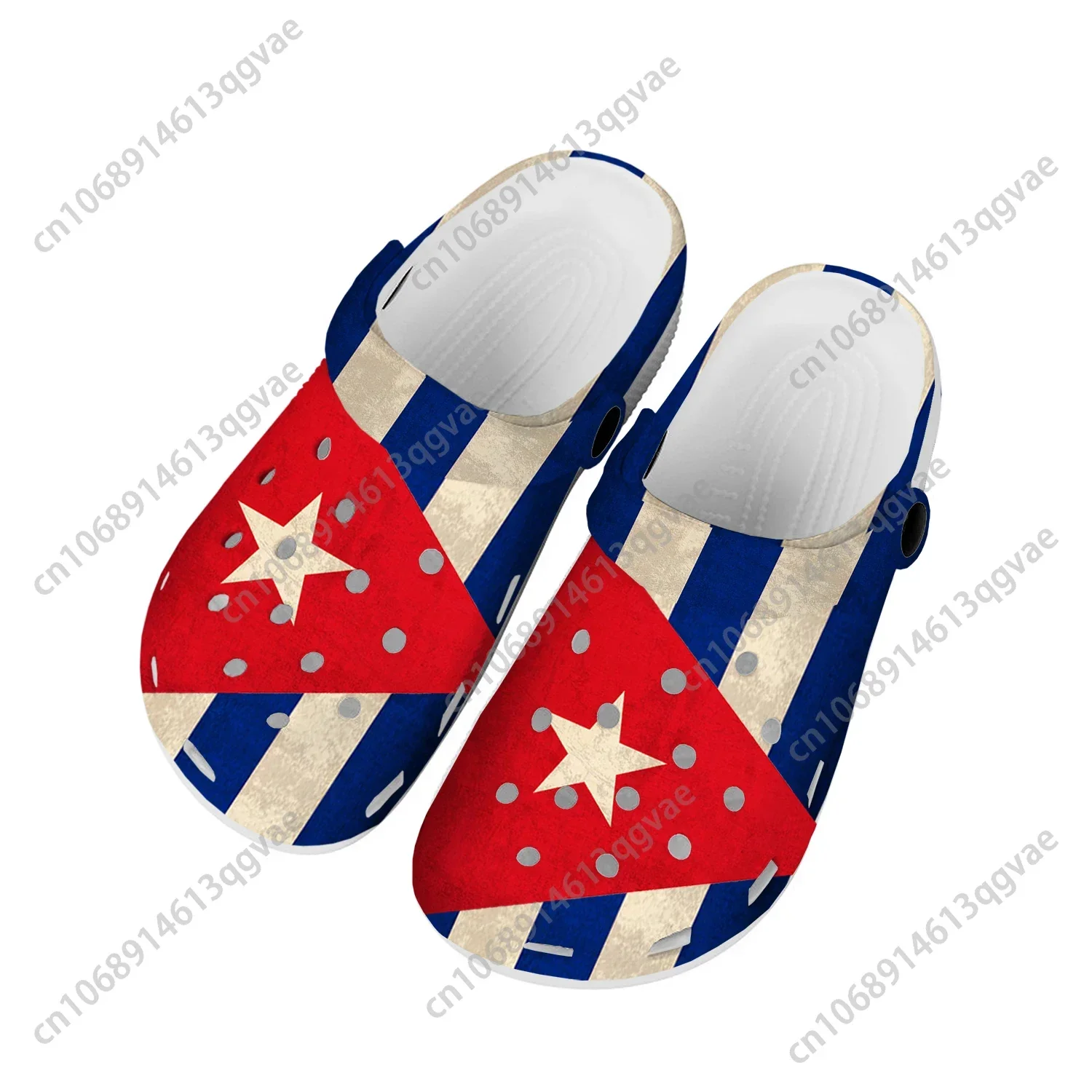 

Cuban Flag Home Clogs Custom Water Shoes Mens Womens Teenager Cuba Shoe Garden Clog Breathable Beach Hole Slippers