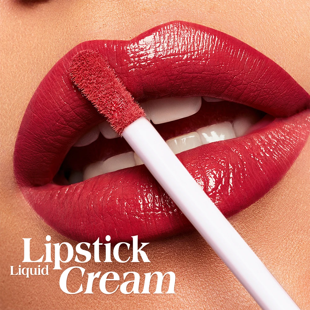 1PC防水口紅、耐久性、保湿性、カップにくっつかない、汚れにくい、塗りやすい、色がつきやすい