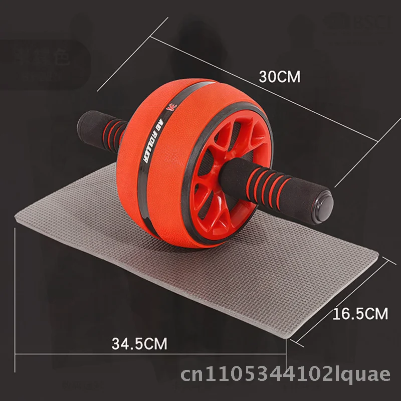 عجلة البطن للياقة البدنية في الأماكن المغلقة لتخسيس البطن، أبيض أصفر أحمر أزرق، معدات تمارين منزلية غير قابلة للطي للمكتب