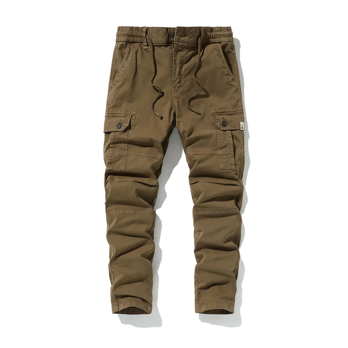 Drop shipping New Arivals Multi-Pockets Solid Mens Cargo Pants Military Loose Long Trousers 29-40 JPCK11