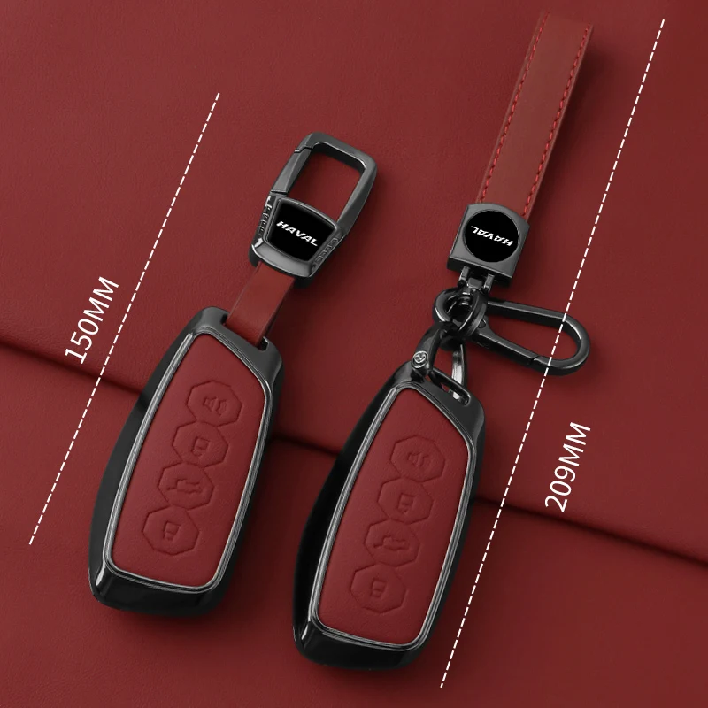 Zinc Alloy Car Key Case Cover Protector Shell For Haval H9 F7x H5 H3 Great Wall 5 3 M2 H6 Coupe M4 H2 6 2022 Auto Accessories