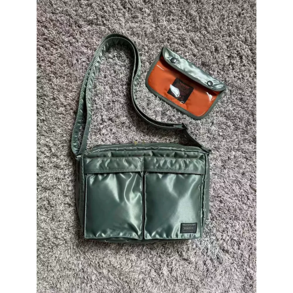 Porter Yoshida L622-08633 Men Messenger Crossbody Shoulder Bag Tote Handbag Multifunctional College Work Travel Outdoor Daily