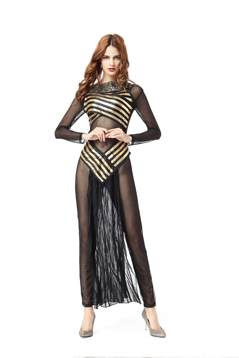 New Cleopatra Queen Of Arabia Halloween Cosplay Sexy Costume Party Dress Performance Outfit