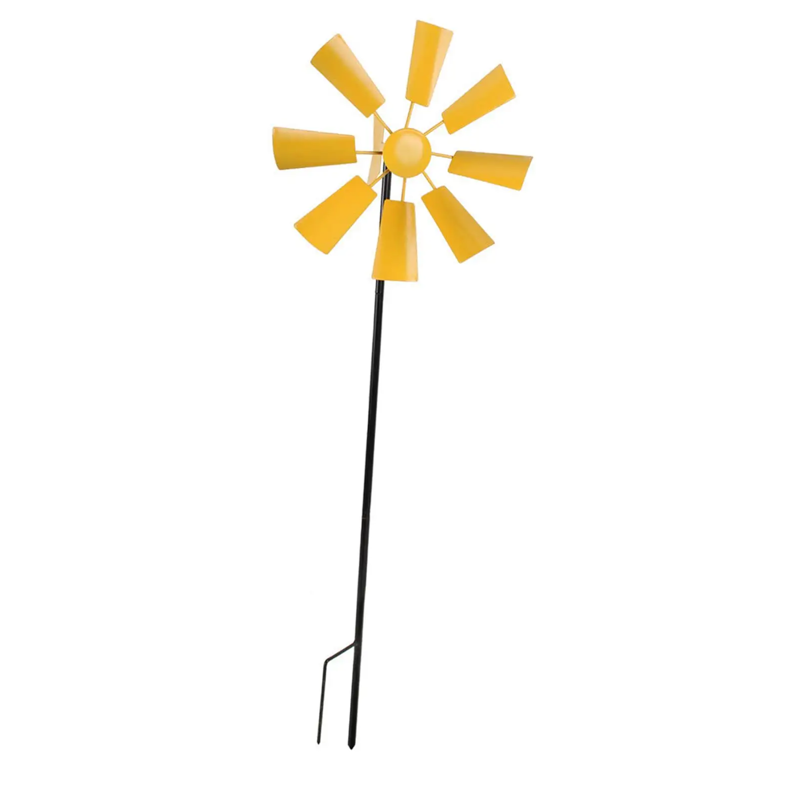 Decorative Wind Mill Wind Sculpture Metal Windmill Iron Wind Toys Wind Catcher for Terrace Garden Patio Yard Decoration