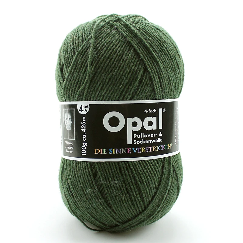 1*100g ball Opal wool yarn Uni 4ply yarn Sock Yarn 75% wool, 25% polyamide/ Nylon  socks knitting yarn