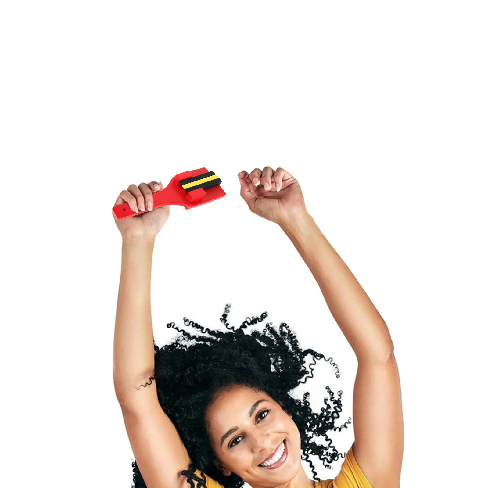 

Wooden Hand Clapper Party Noise Maker Instrument Durable Wood Block Percussion For Festivals Cheering Events Adults