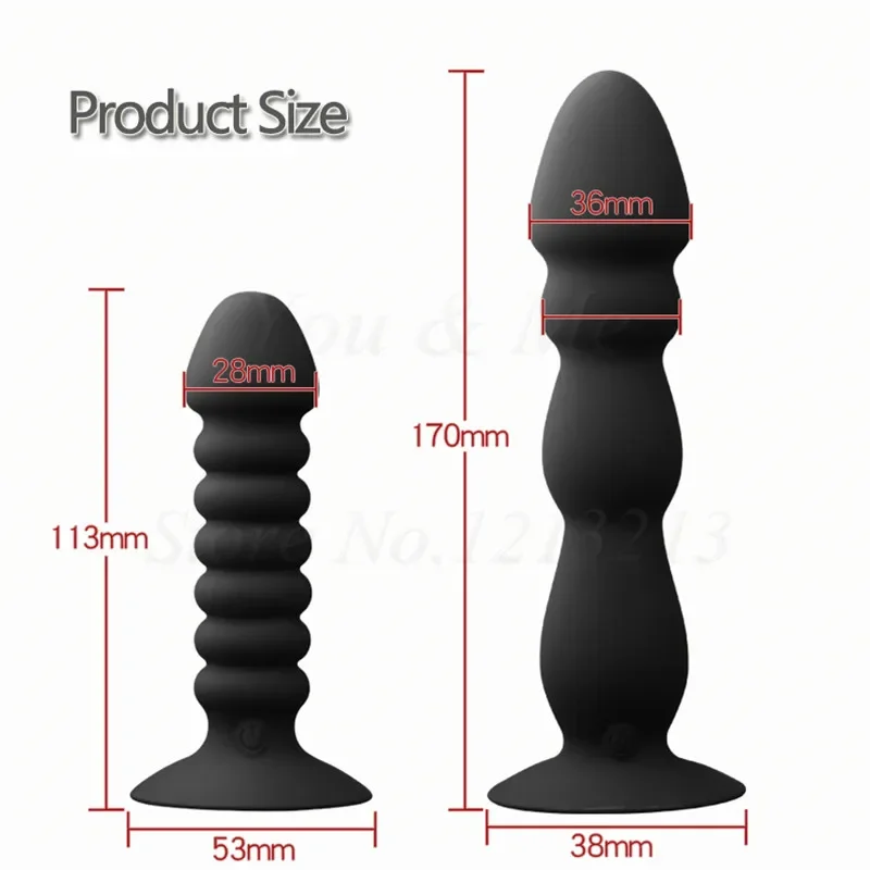 Realistic Dildo Vibrator Anal Plug Prostate Massager Suction Cup Masturbator for Man Remote Dildo Anus Penis Sex Toys for Women