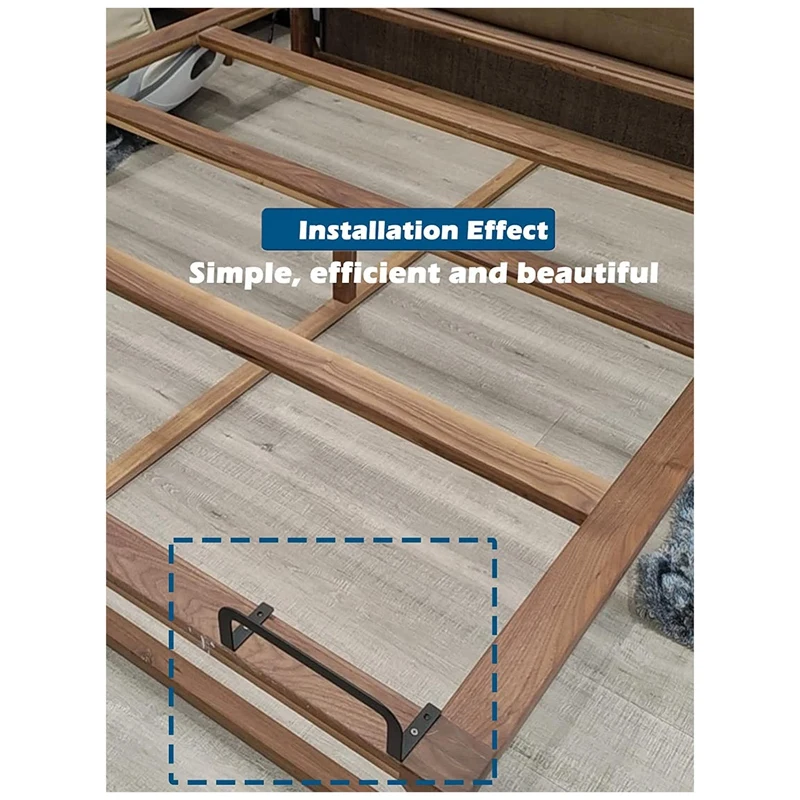 Retenue de matelas en métal pour empêcher le support coulissant, butée market, pince en place, 2 pièces