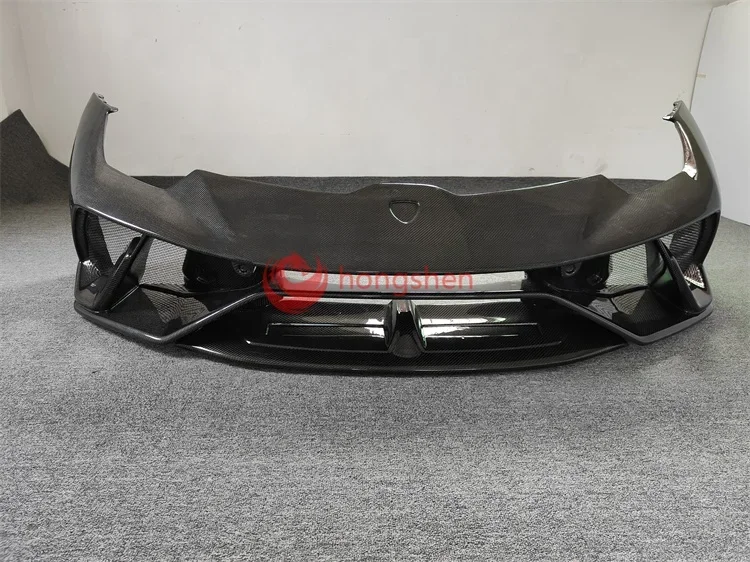 

P STYLE Full Carbon Fiber Front Bumper for LAMBORGHINI HURACAN LP610 LP580 Body Kit