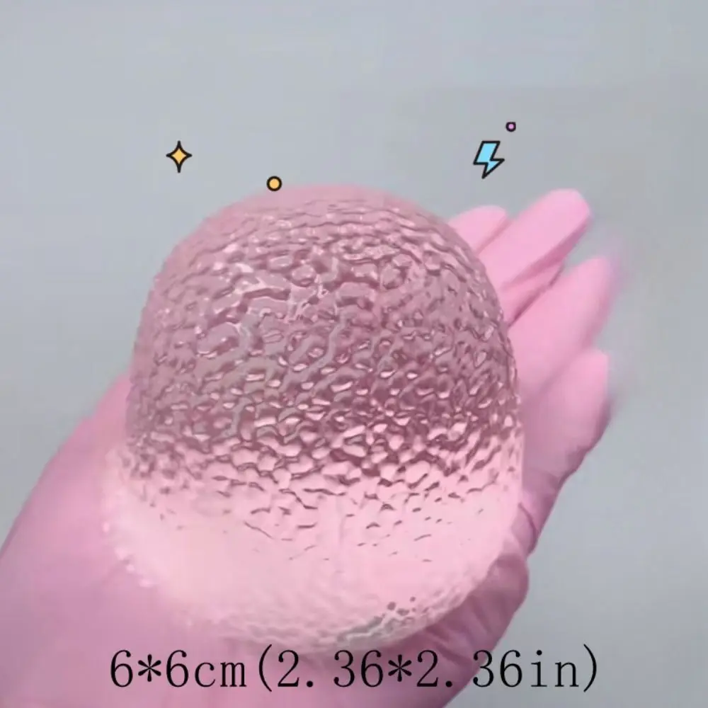 Boule de cristal TPR à presser l'acné, Simulation transparente, lapin, boule d'eau, jouet de pincement, bulle solide créative, jouet de pincement de poulpe