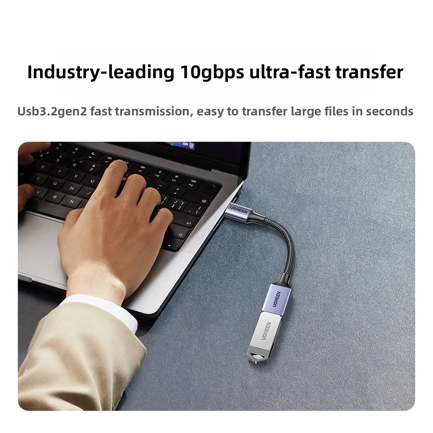 UGREEN Type C To USB3.2 Cable OTG Adapter Universal For APPLE 17 Mobile Phone Tablet Notebook USB C Converter U-disk Car Braided