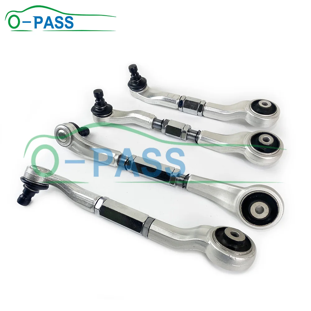 OPASS Front Camber Control arm For AUDI A6 4F C6 A8 D3 4E RS6 VW Phaeton 3D 4E0407505D 4E0407509D Adjustable Forward Rearward