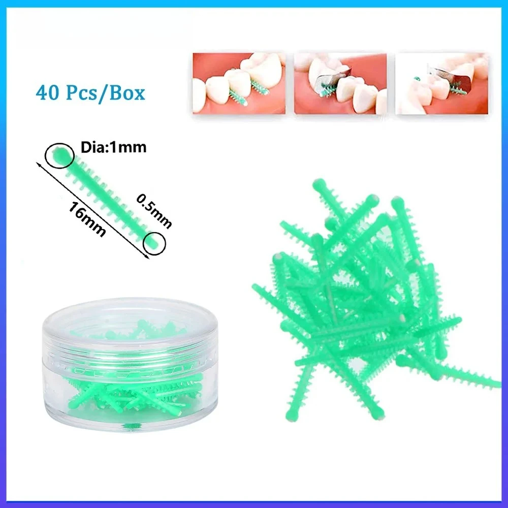 5×40 Pcs/box Dental Adaptive Teeth Interdental Gap Wedges Disposable Medical Matrice Matrix Elastic Wedge Autoclavable