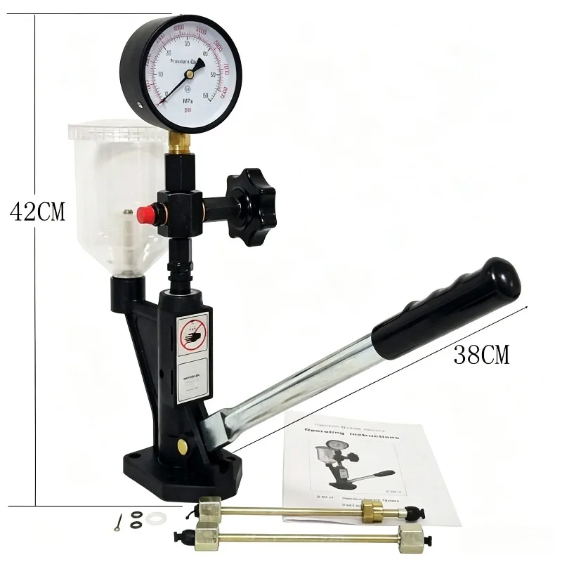S60H Nozzle Pop‑pressure Tester, Adjustable Frequency & Pulse Width, Full Accessories, Auto Service Maintenance Instrument