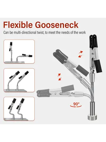 Soldering Helping Hands 4 Magnetic Universal Flexible Arm Welding Assistant PCB Clamp Thir Hand Welding Repair Tools