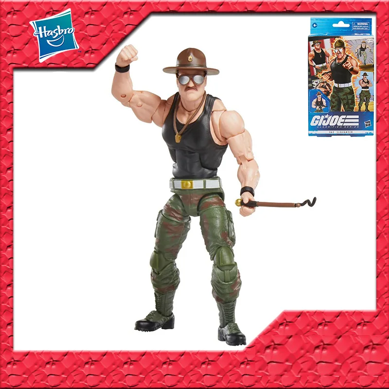 

In Stock Original Hasbro G.I.JOE SGT SLAUGHTER PVC Anime Figure Action Figures Model Toys