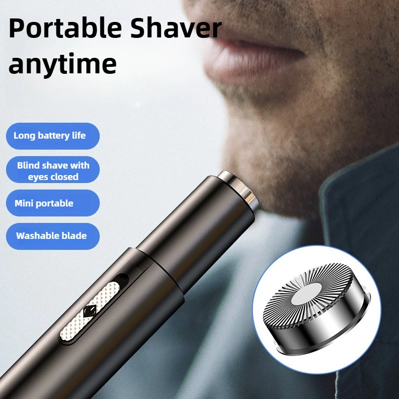 Nose Hair Trimmer USB Rechargeable Trimmer Electric Nose Hair Clipper Shaving Two-in-one Fully