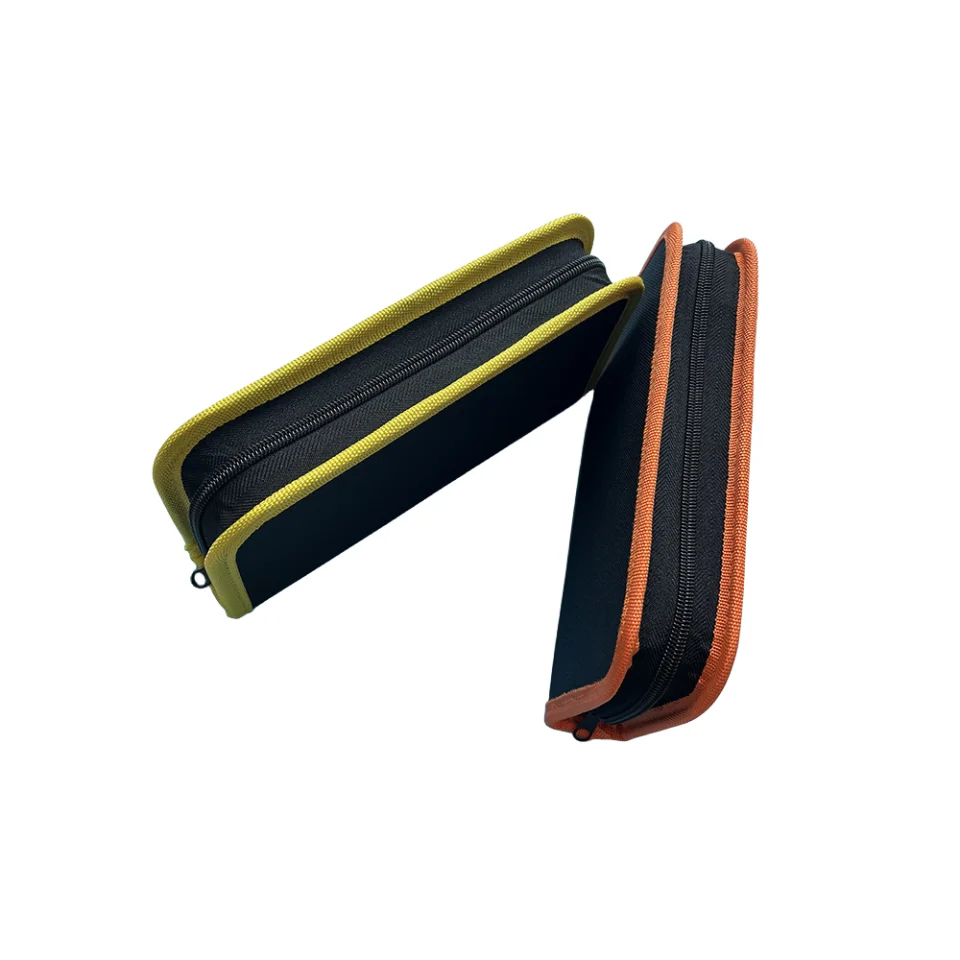 Yellow Edges Tool Bag Orange Edge Electrician Canvas Repair Kit Bags Chisel Roll Electrical Tool Utility Pouch Pocket Household