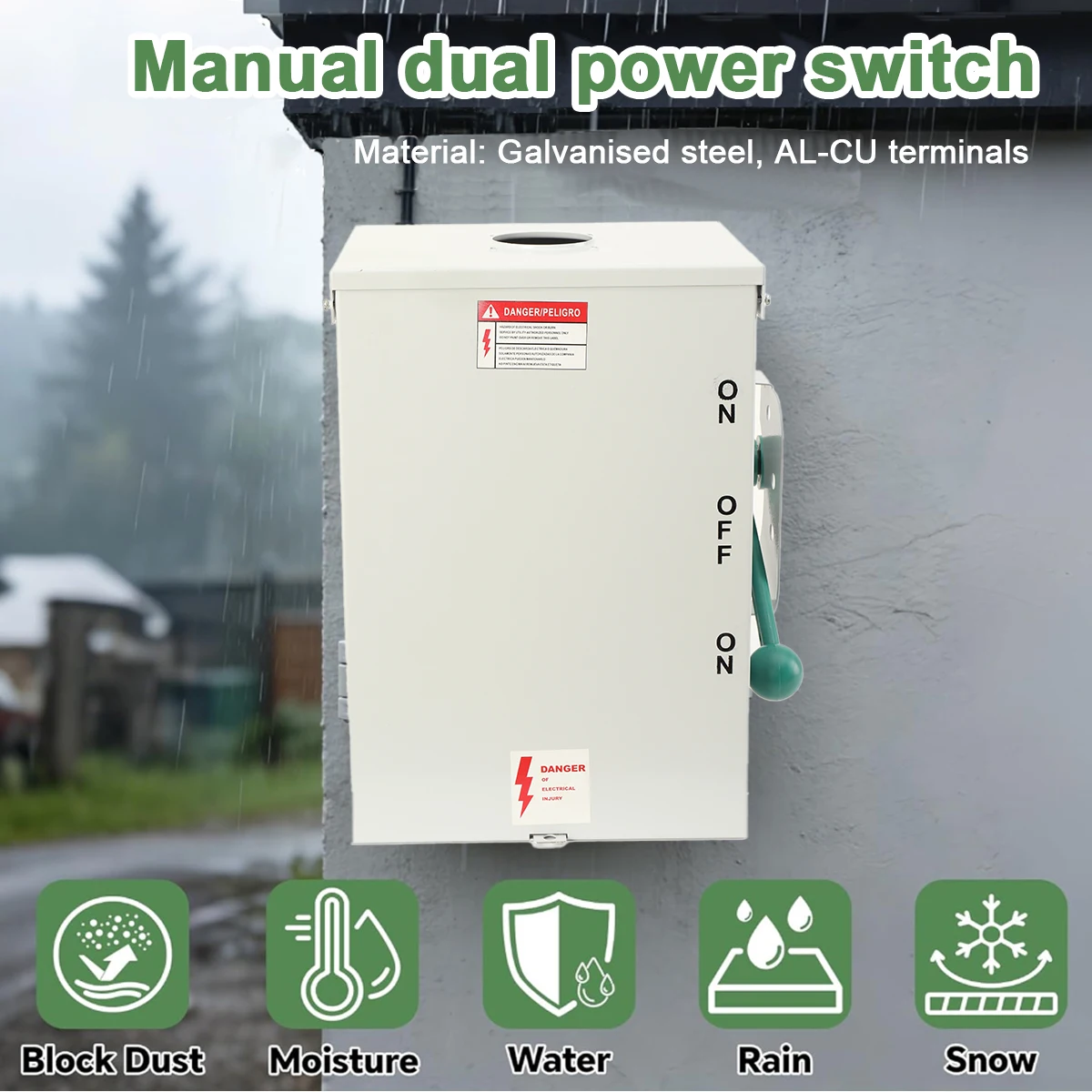 Interruptor de conversão manua - Outdoor Power Socket With Lock avaliação e preço