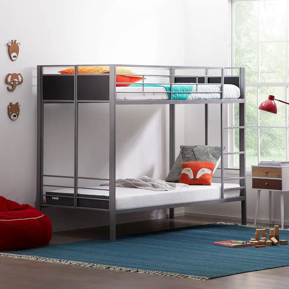 Twin XL Bamboo Charcoal & Gel Infused Memory Foam Mattress - Firm, Breathable, Temperature Controlled