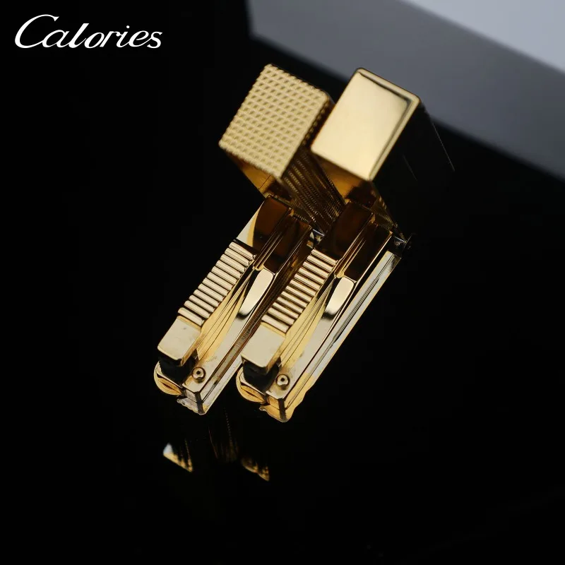 

2026 New Calorie Lighter Golden Gatsby Paris Din Gas Side Slip Grinding Wheel Personalized Gift for Boyfriends