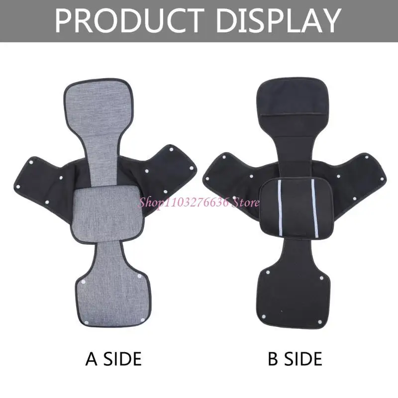 

R6FD Подушка для детских колясок Мягкая поддерживающая подушка, повышающая комфорт и воздухопроницаемость