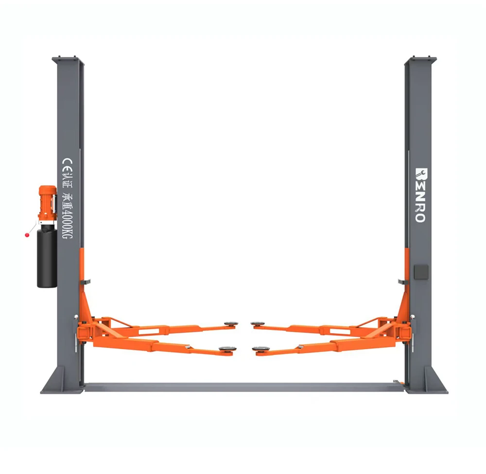 CE Approved Factory Price Advanced Garage Auto Equipment Two Post Lift 4000kg Two Post Car Lift For Car Garage And Workshop