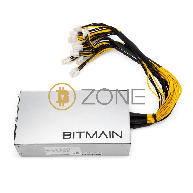 Imagem -02 - Fonte de Alimentação Asic Miner Apw7 Psu 110v 220v 1800w Apto para Bitmain s9 Z15 Asic Miner Novo