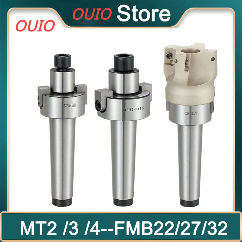 OUIO MT2 MT3 MT4 FMB22 FMB27 FMB32 FMB40 Morse FMB держатель для торцевого фрезерного станка Cnc вешалка для инструмента BAP 300R 400R 50 мм 63 мм