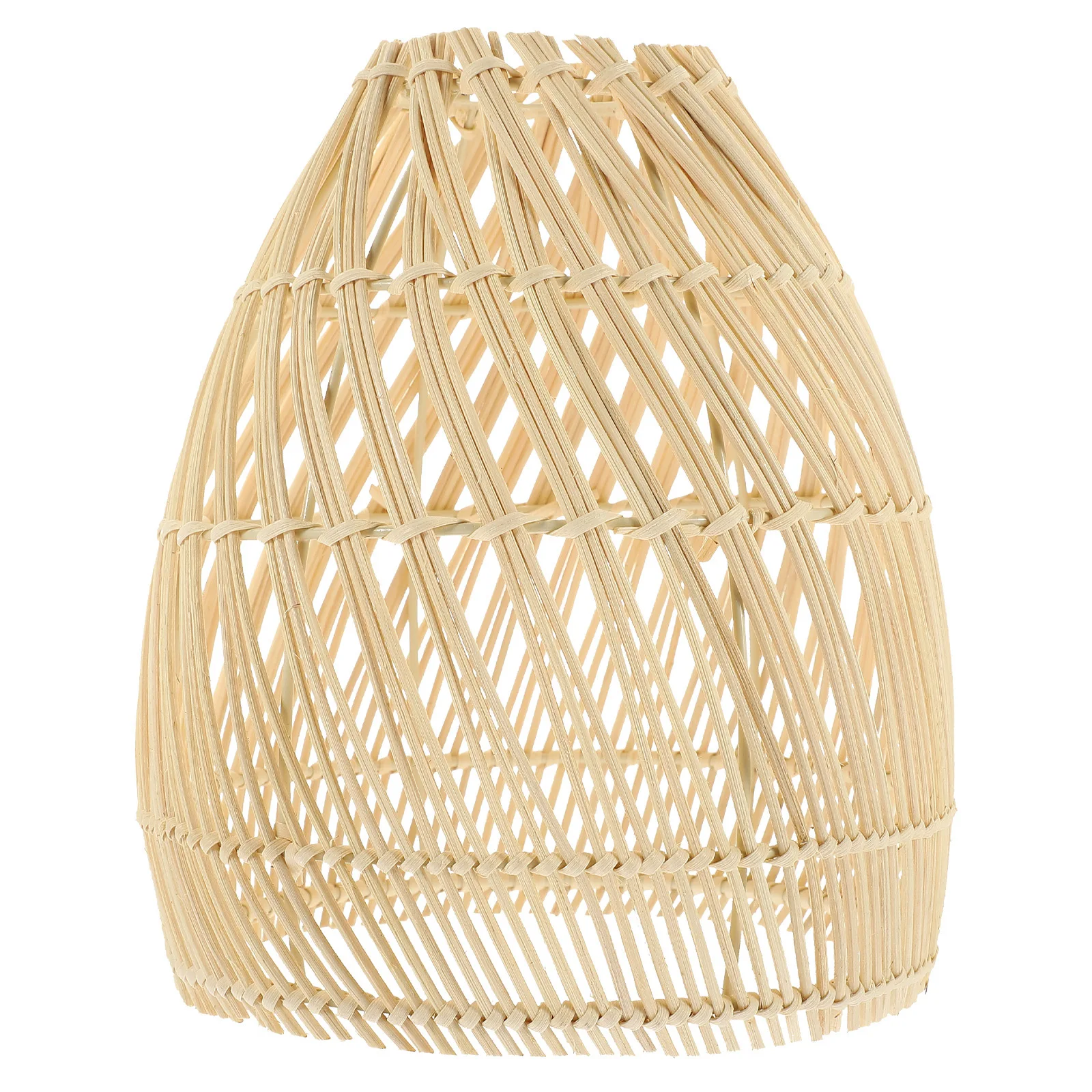

Rattan Woven Pendant Lamp Shade 12 Inch Replacement for Living Room Bedroom Kitchen Cafe Hotel Farmhouse Decor Chandelier