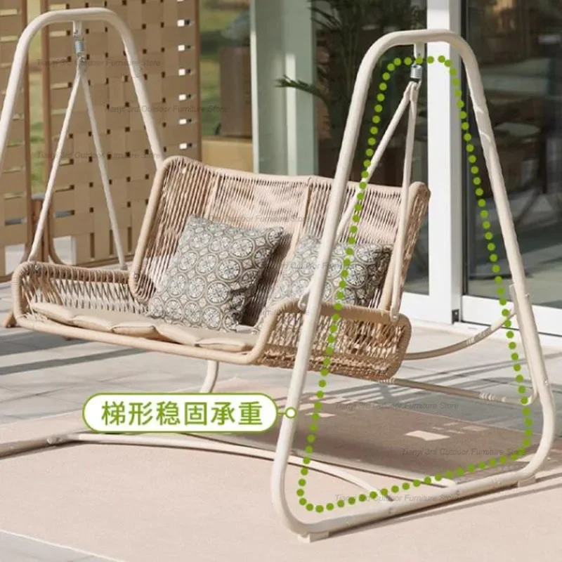 Relax Garden Patio Swings Rocking Luxury Suspended Sex Chair Patio Swings Shaking Street Outdoor Furniture Schaukel Draußen LLPS