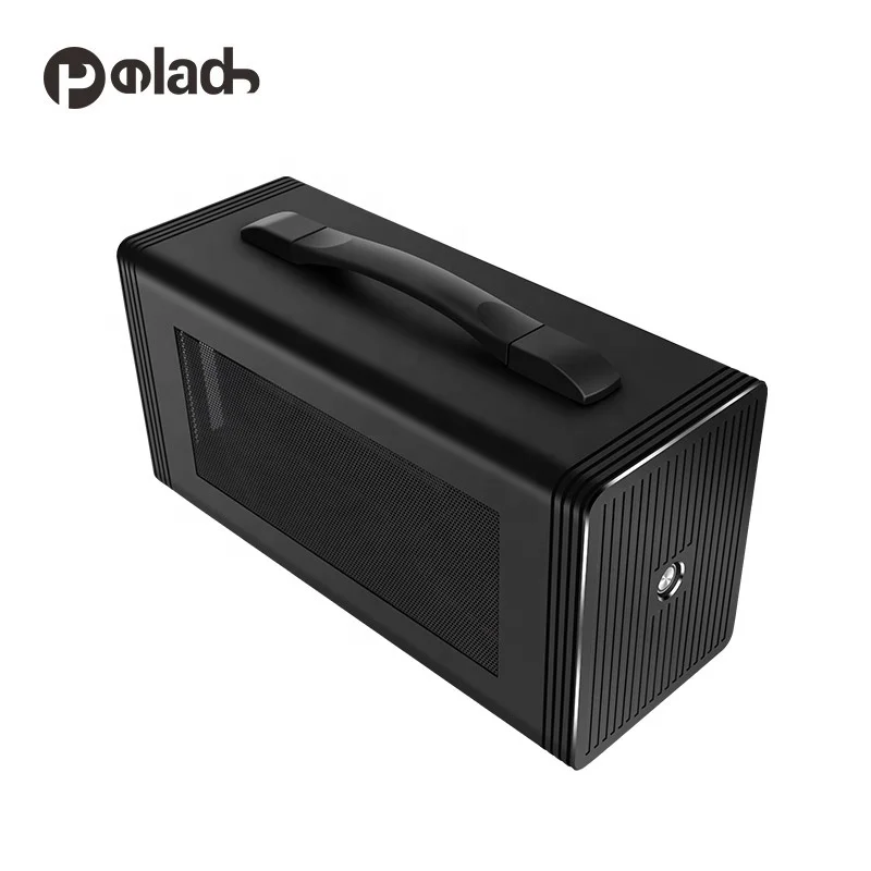 Caja GPU externa de aluminio (eGPU): compatible con computadoras portátiles Windows y MacOS Thunderbolt 3