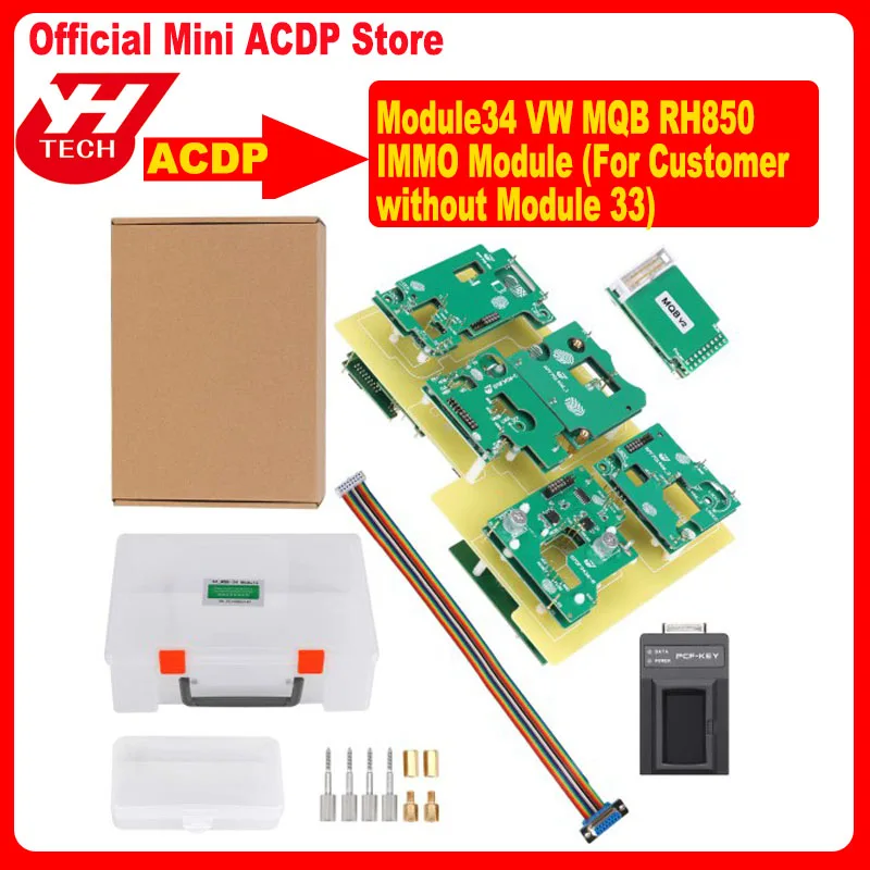 Yanhua ACDP Module 34 Key Programming And Cluster Mileage Correction Odometer for VW MQB RH850(For Customer without Module33)