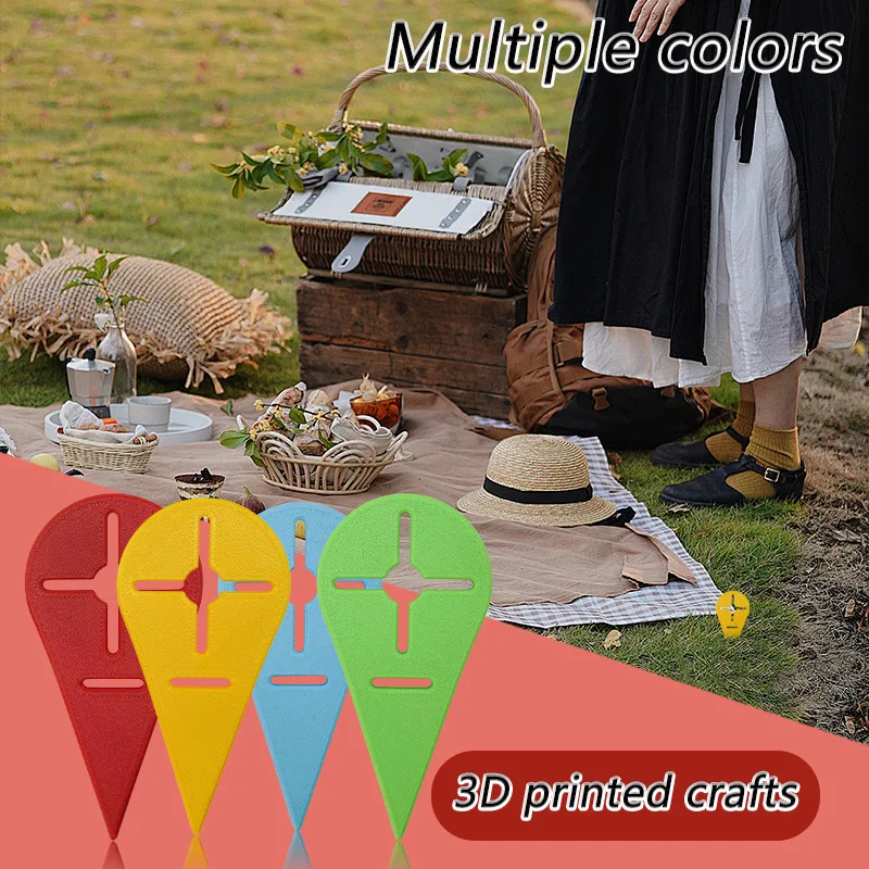 新しいビーチタオルクリップ屋外屋外ビーチ芝生クリエイティブツールプラスチックテント補強屋外ガジェット