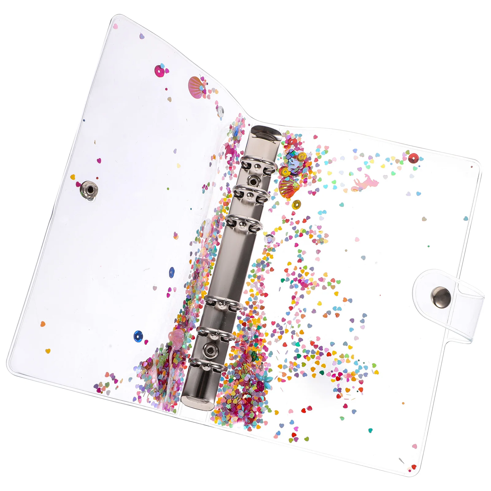 

Translucent Binder Notebook Shell A6 Loose-Leaf Cover Waterproof Office Scrapbook Binder Shell School Accessories