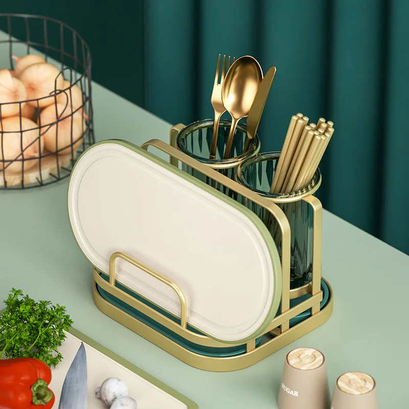 Kitchen Tableware Utensil Organizers Wall Hanging Knife Spoon Fork Chopstick Holder Storage Rack