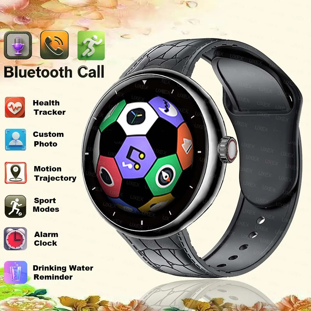 

Смарт-часы 2026 года для женщин и мужчин, 1,5-дюймовый HD-экран, модные, с функцией звонков, отслеживанием здоровья, возможностью индивидуальной настройки фото, беспроводной зарядкой, идеальный подарок