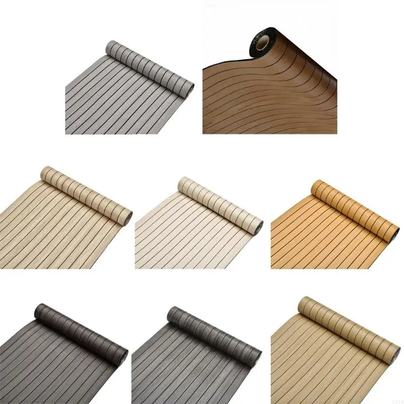 Grains Slats Peels and Wallpaper Grating Striped Faux Panel Contact Paper Removable Adhesive Wall Covering 37JD