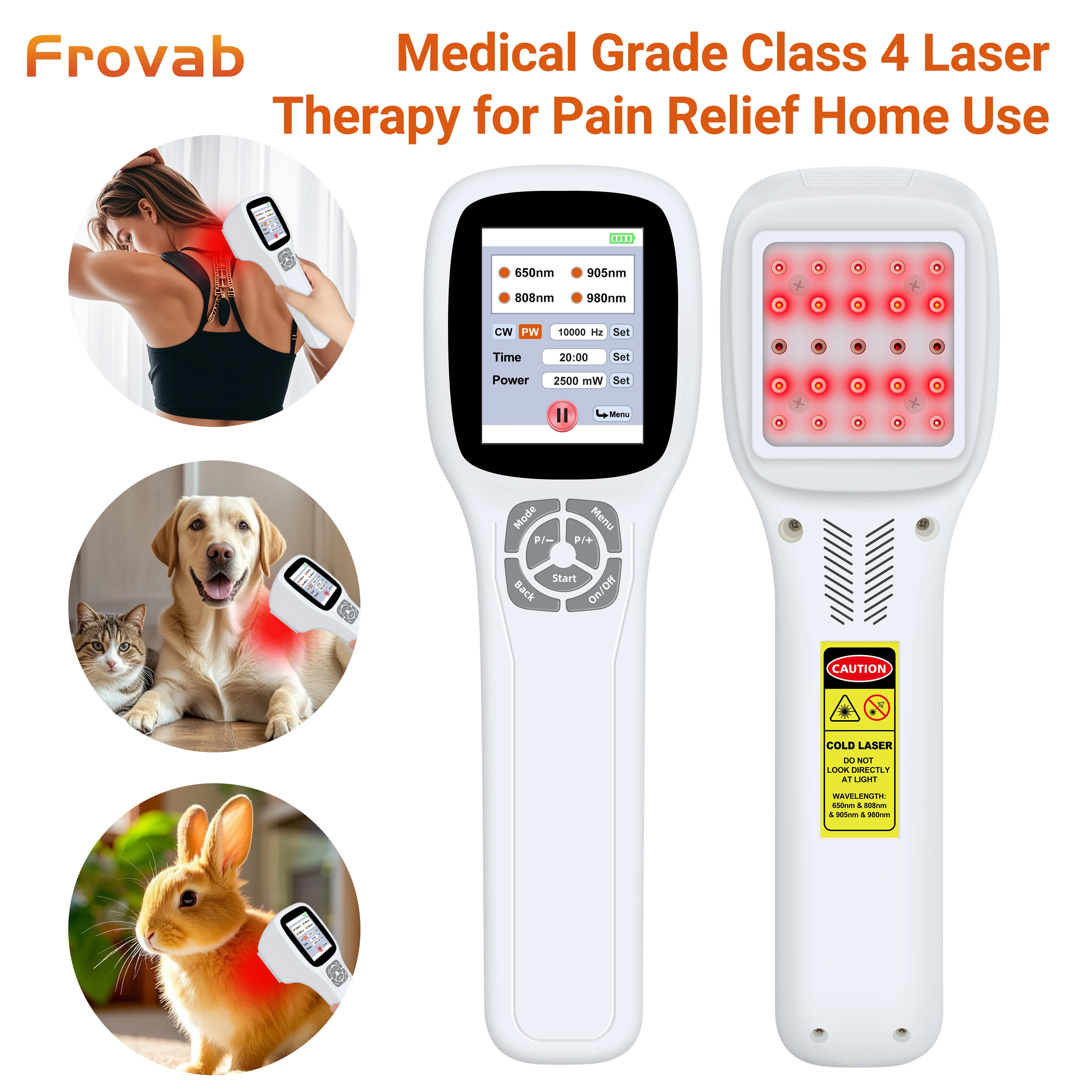 

Высокомощное холодное лазерное физиотерапевтическое устройство LLLT, красный инфракрасный свет, облегчение боли при артрите, воспалении, домашняя неинвазивная терапия