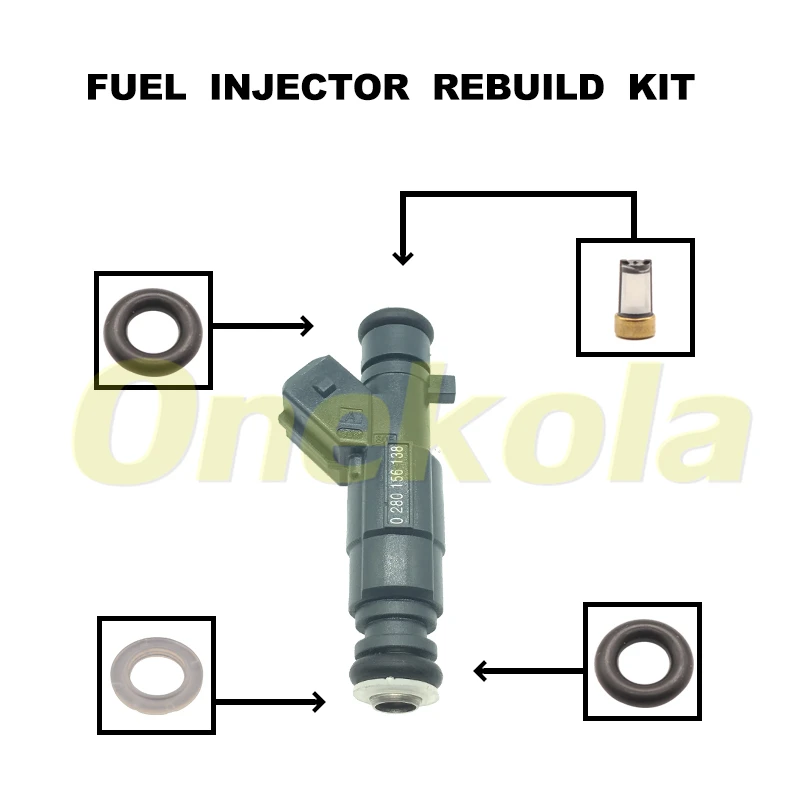 

Fuel Injector Seal O-Ring Kit Seals Filters for Chevrolet Sail 1.6 Roewe 550 OEM:0280156138 25319301 ICD00111