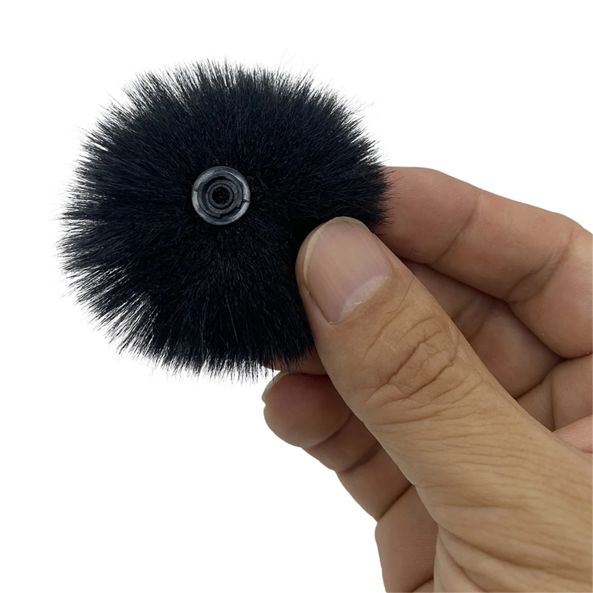 1 pçs microfone pára-brisas ao ar livre capa pára-brisa muff escudo de vento para transmissor microfone sistema sem fio preto