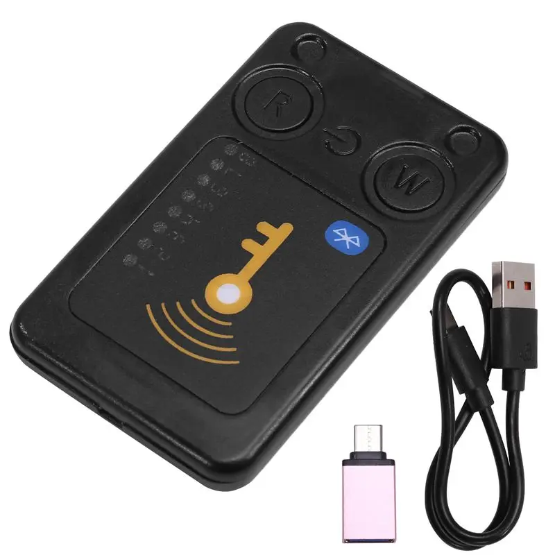 RFID Smart Chip Reader ISO14443 Key Detection EM125KHZ IC 13.56Mhz Badge Decode RFID Emulator Support Clone Card-Y41A