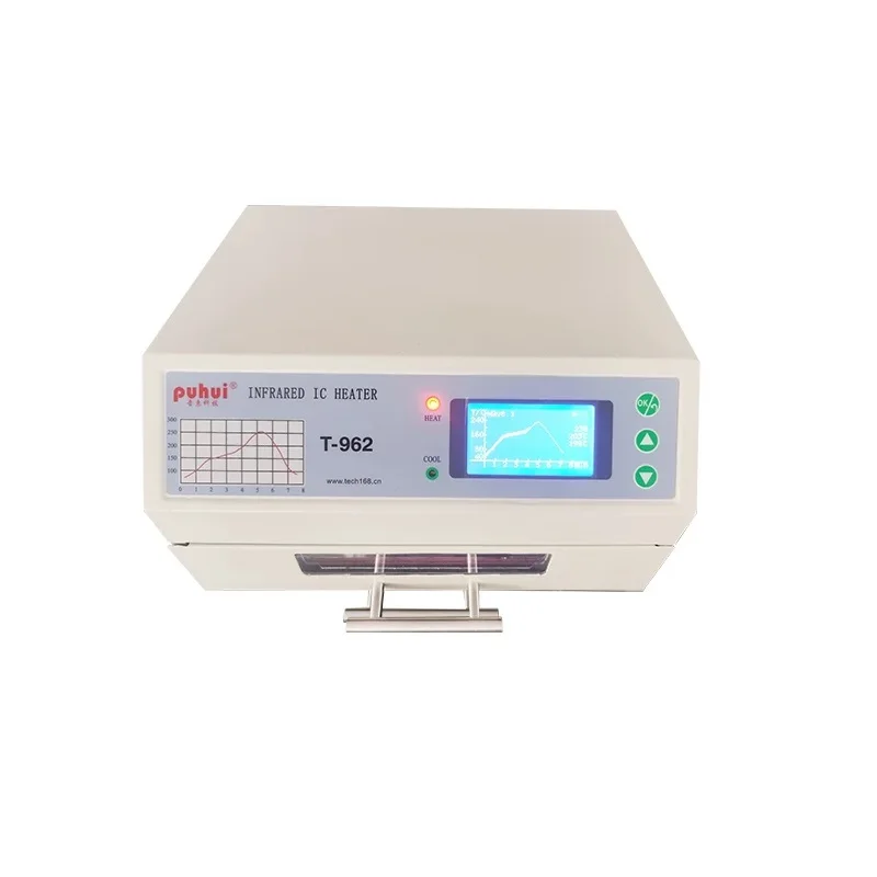 T-962 110V/220V 800W Desktop Reflow Oven Infrared IC Heater Soldering Machine 800W 180 x 235mm T962 for BGA SMD SMT Rework