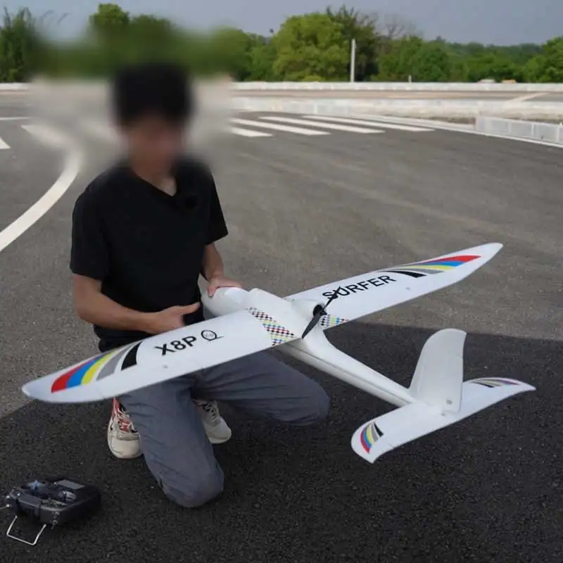 Novice Entry RC Airplane Remote Control Toy 1.4m Surfer X8 Foam Glider EPO Material FPV Detachable Wing Model for Hobbies
