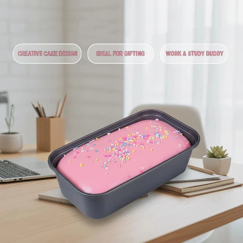 1Pc Box Cake  Toy Slow Rising Squeeze Toy Butter Ice Cream Box  Fidget Toy Anti Stress Release Hand Relax Gift