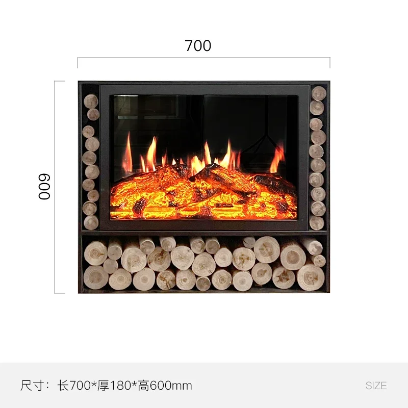 

Custom fireplace simulation fire electronic fireplace decorative cabinet simulation fire heater electronic holography